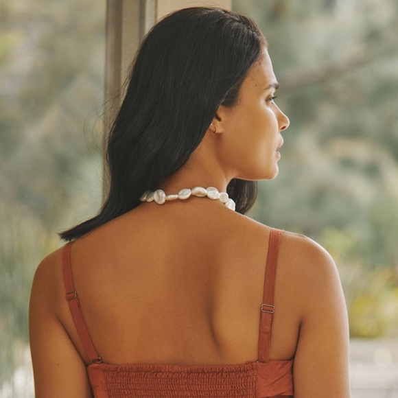 Brand New By Anthropologie Strapless Linen Romper - Picture 2 of 8